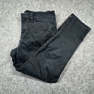 Ann Taylor LOFT Marisa Trouser Dress Pants Women's 2 Black Side Zip Straight Leg